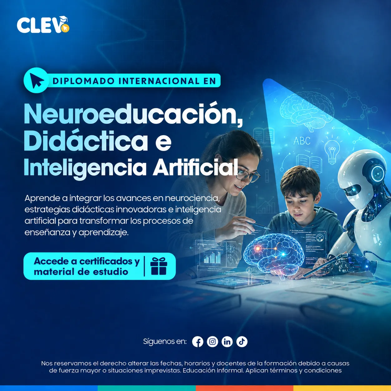 Diplomado en Neuroeducación, Didáctica e Inteligencia Artificial