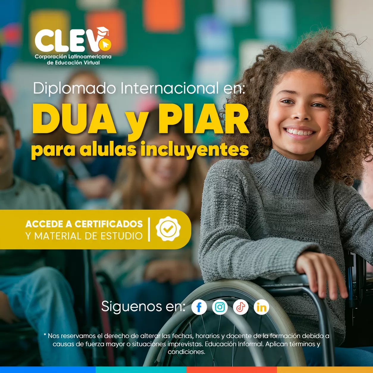 Diplomado en Educación Inclusiva DUA Y PIAR para Aulas Incluyentes  