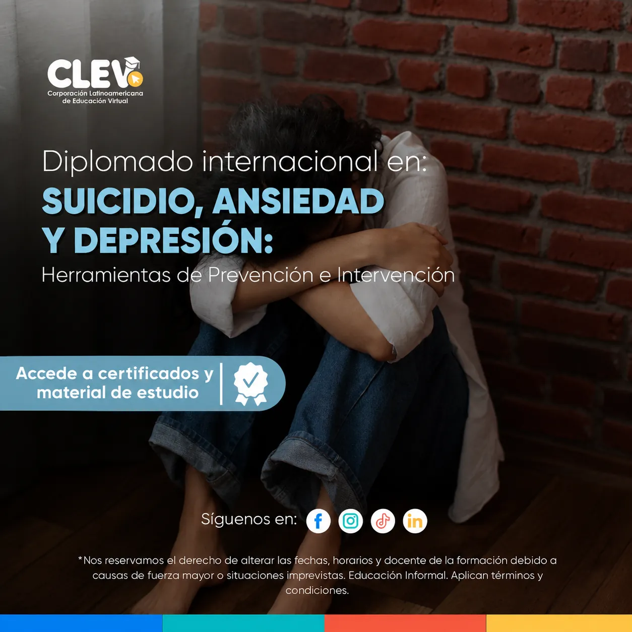 Diplomado en Suicidio, Ansiedad y Depresión: Herramientas de Prevención e Intervención