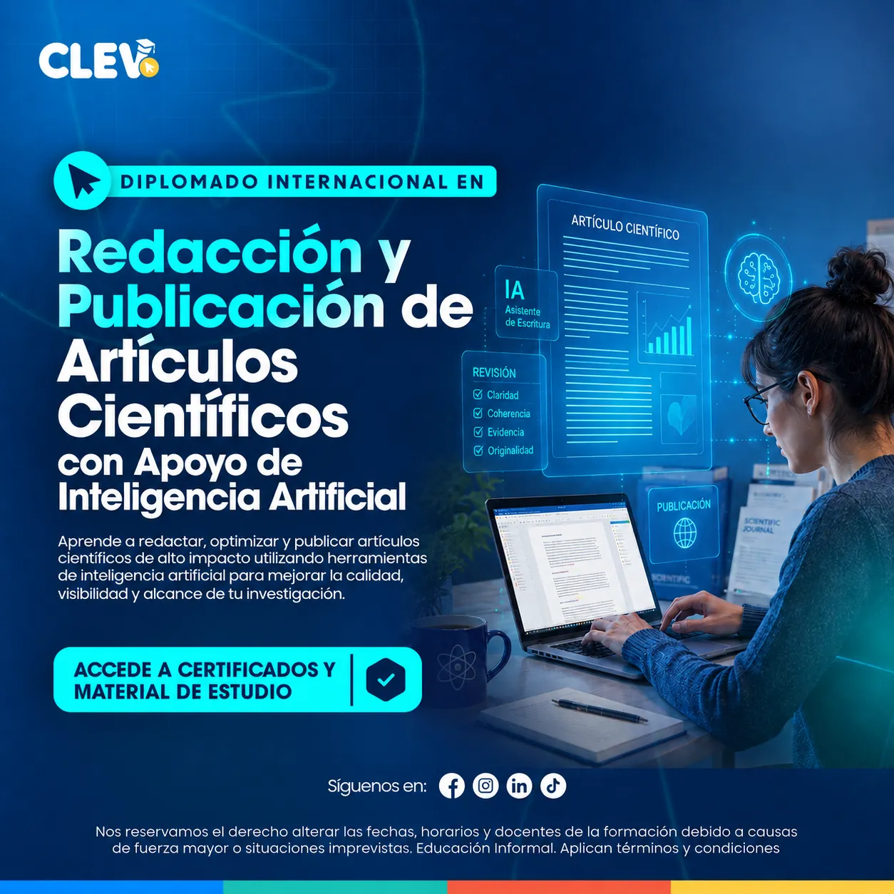 Diplomado en Redacción y Publicación de Artículos Científicos con Apoyo de Inteligencia Artificial