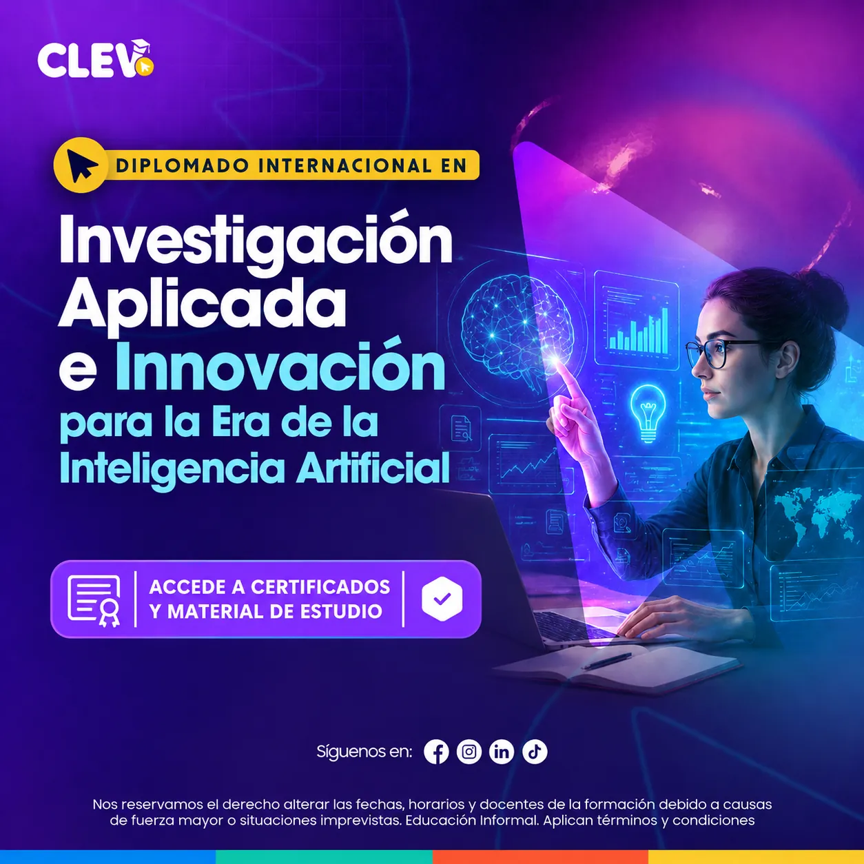 Diplomado en Investigación Aplicada e Innovación para la Era de la Inteligencia Artificial