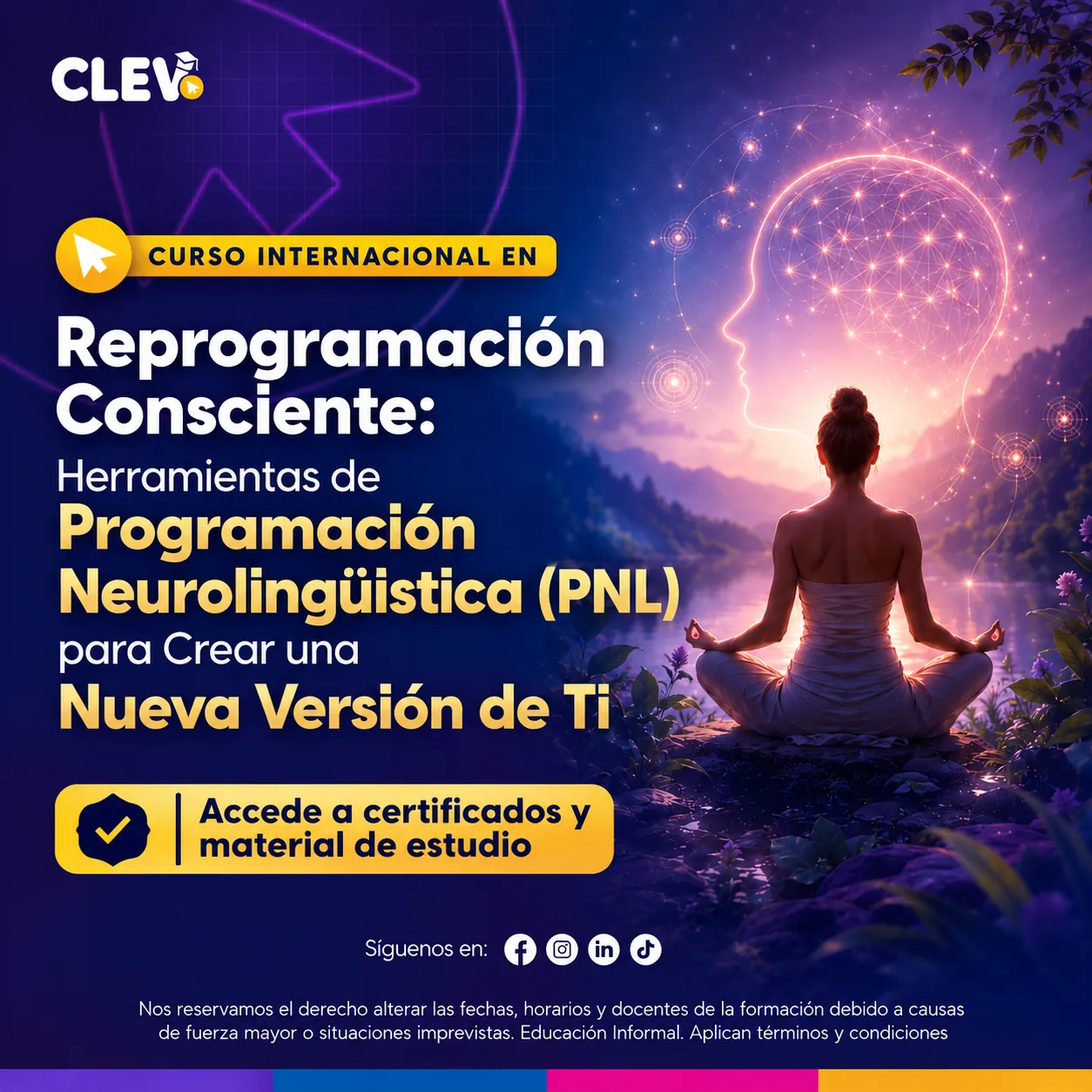 Curso en Reprogramación Consciente: Herramientas de PNL para Crear una Nueva Versión de Ti