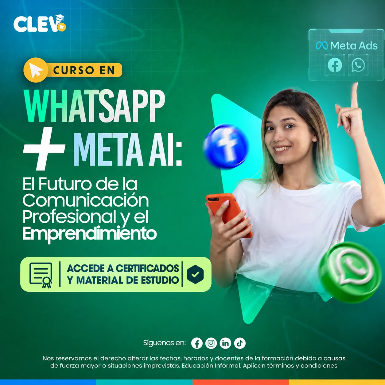 Curso en WhatsApp y Meta AI: El Futuro de la Comunicación Profesional y el Emprendimiento