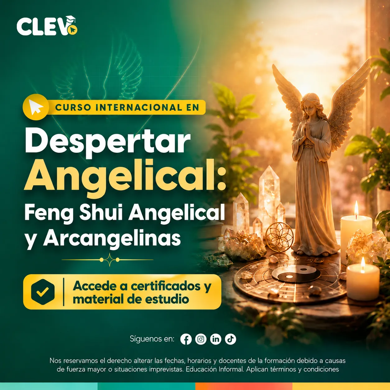 Curso en Despertar Angelical: Feng Shui Angelical y Arcangelinas