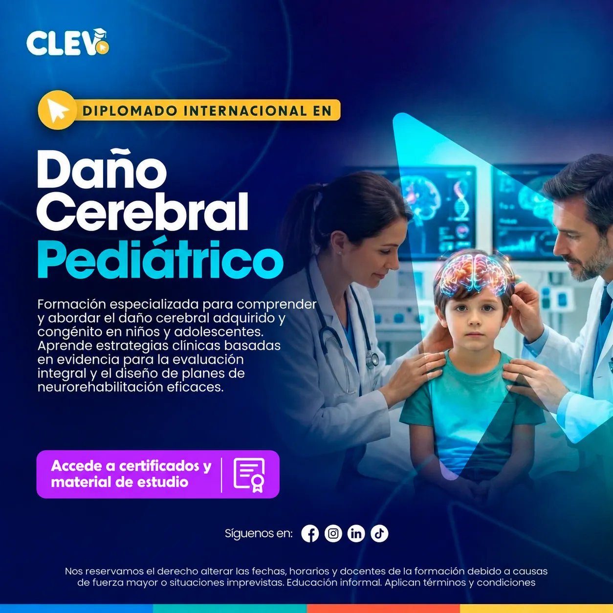 Diplomado en Evaluación e Intervención del Daño Cerebral Pediátrico